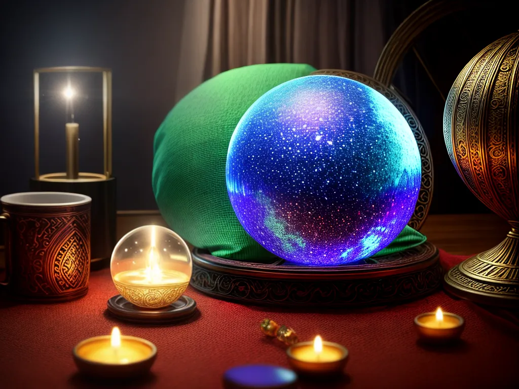 Fotos misterio bola cristal simbolos tarot