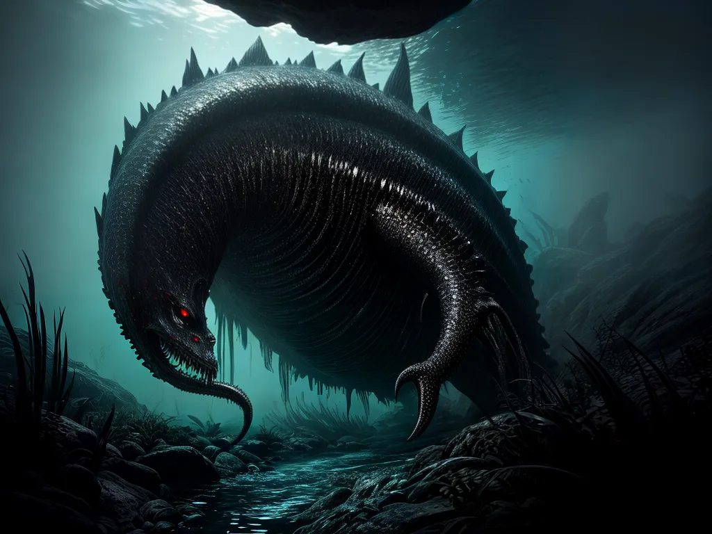 Sonhos Misteriosos: O Enigma do Monstro nas Profundezas 3 Fotos monstro submarino misterio