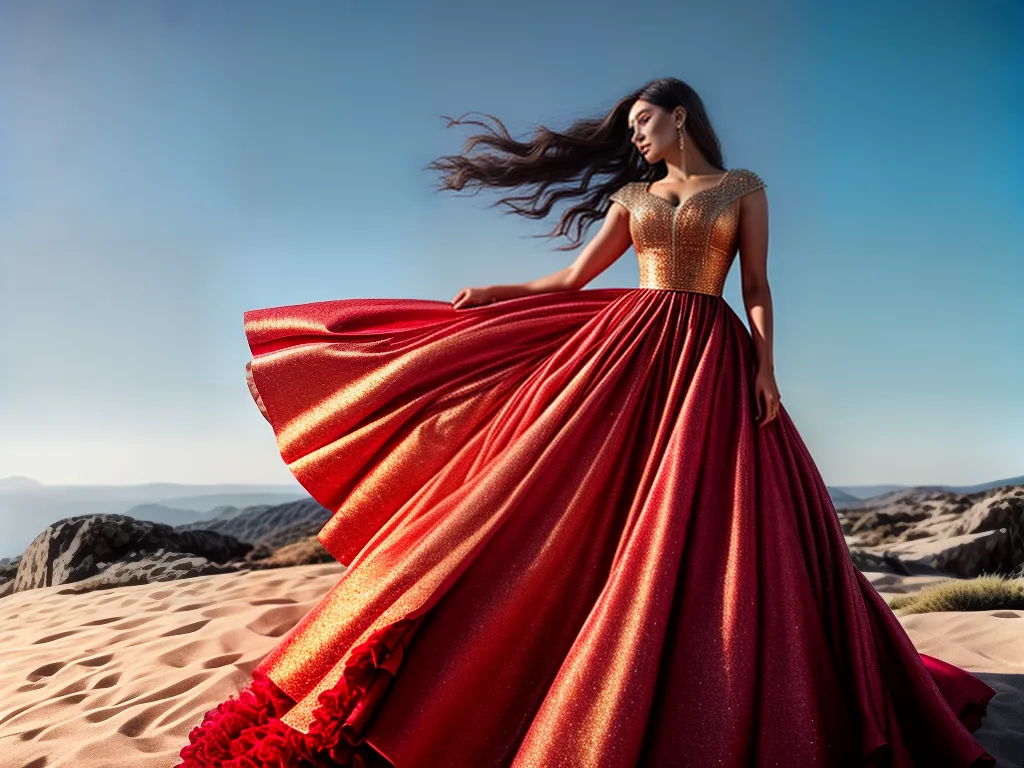 1. Descubra o Significado dos Sonhos com Vestidos Incríveis 3 Fotos mulher girando vestido magico