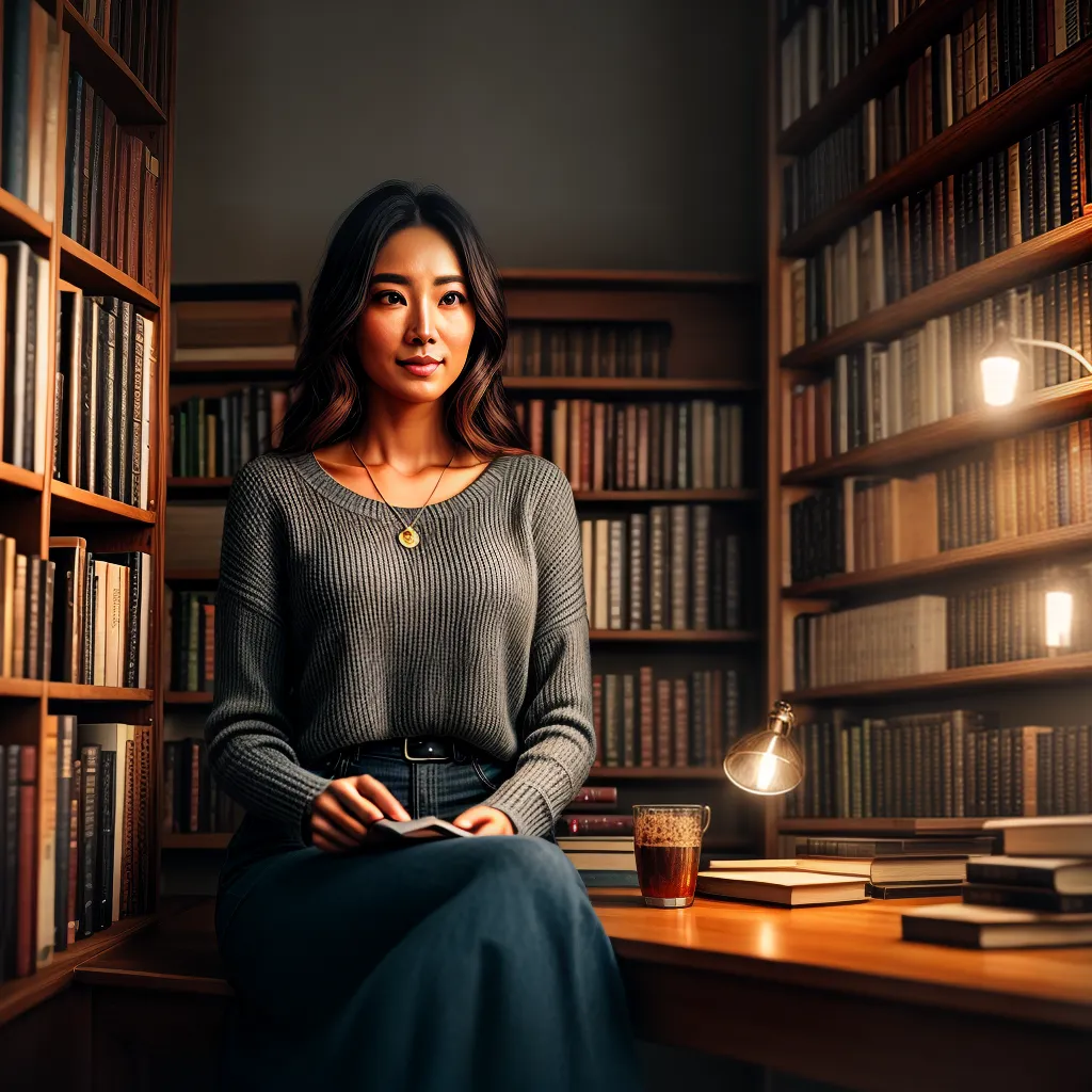 Bibliotecária: Descubra os Significados dos Sonhos com Livros e Conhecimento 3 Fotos mulher leitura biblioteca magica