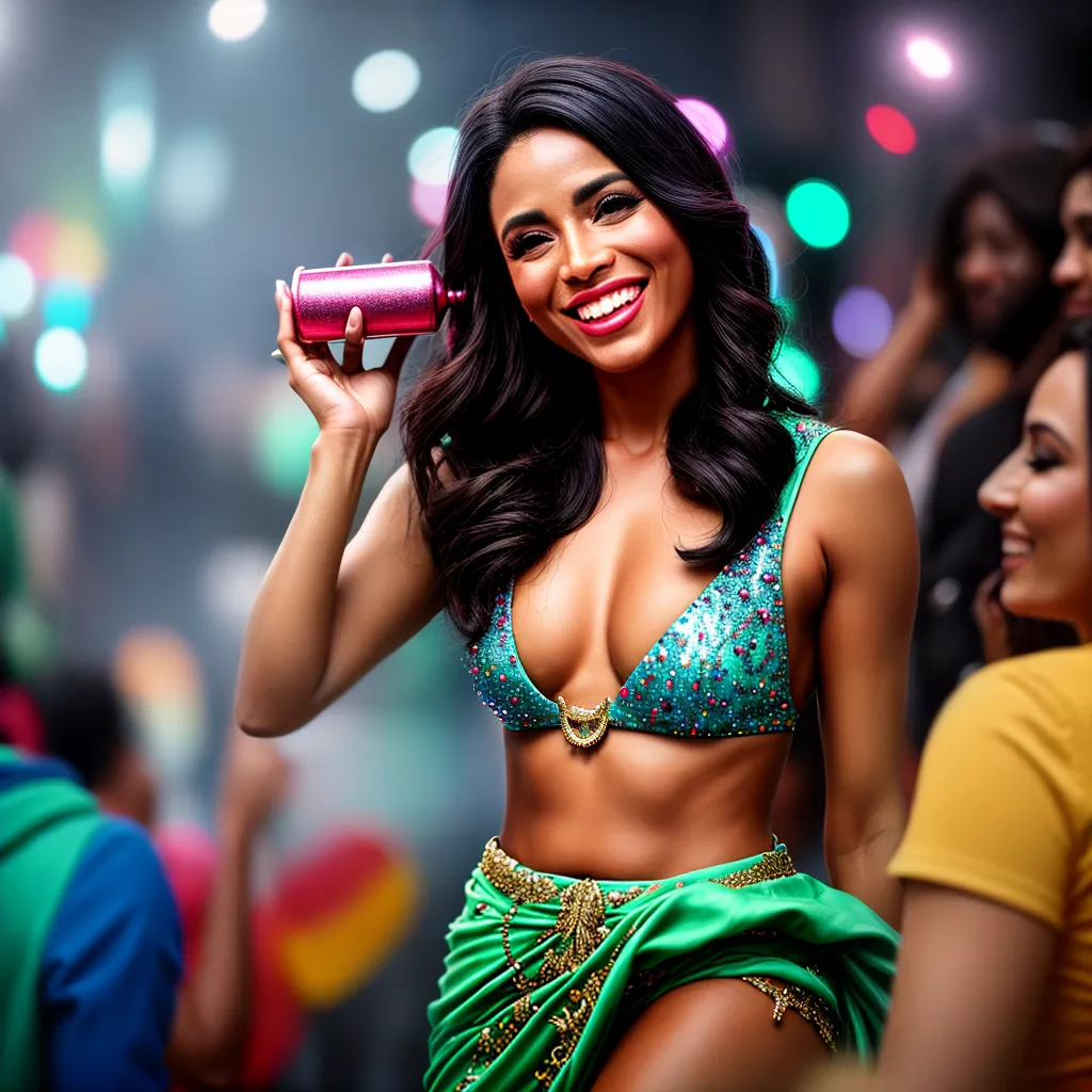 Fotos mulheres sorrindo bolhas espuma feminismo