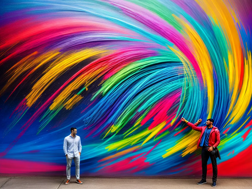 Fotos mural criatividade sonhos vibrante