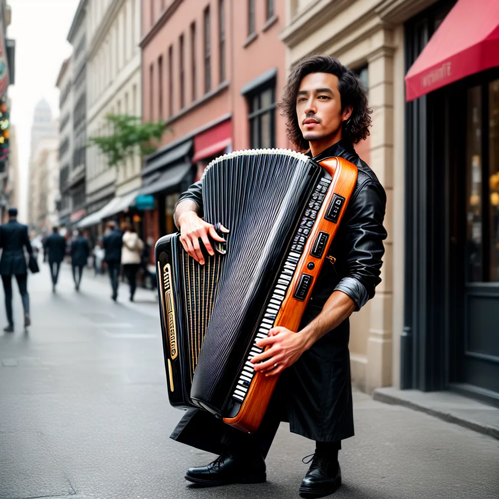 Desvendando o Significado de Sonhar com Músico Acordeonista 4 Fotos musico rua animada acordeon