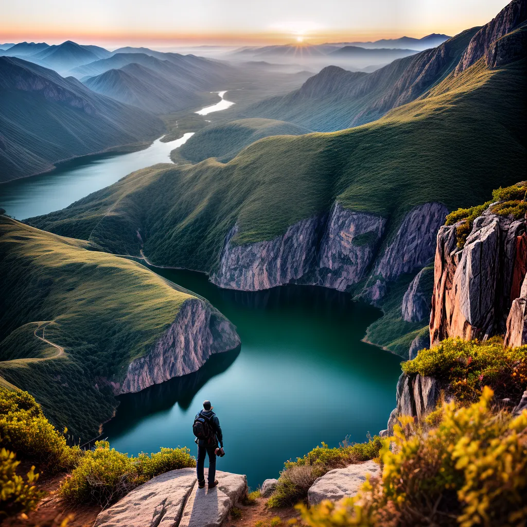 Sonhar com Determinação e Inteligência: Qual o Significado? 6 Fotos nascer do sol montanha pessoa determinada