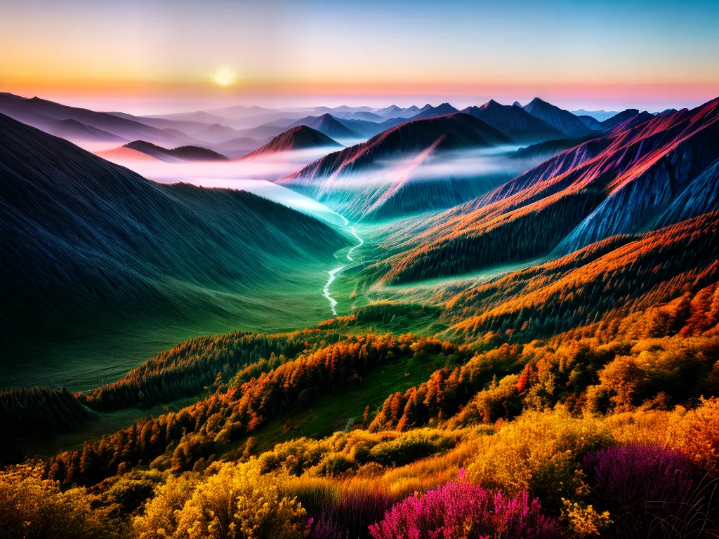Sonhos Transformadores: O Significado Oculto por Trás das Mudanças 5 Fotos nascer do sol montanhas transformacao 1