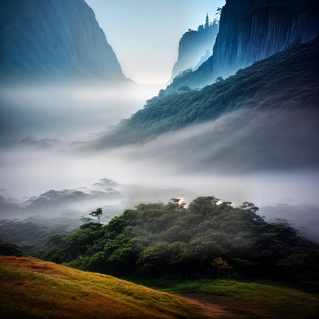 Descubra o significado por trás da neblina misteriosa dos sonhos 3 Fotos neblina misteriosa paisagem noturna