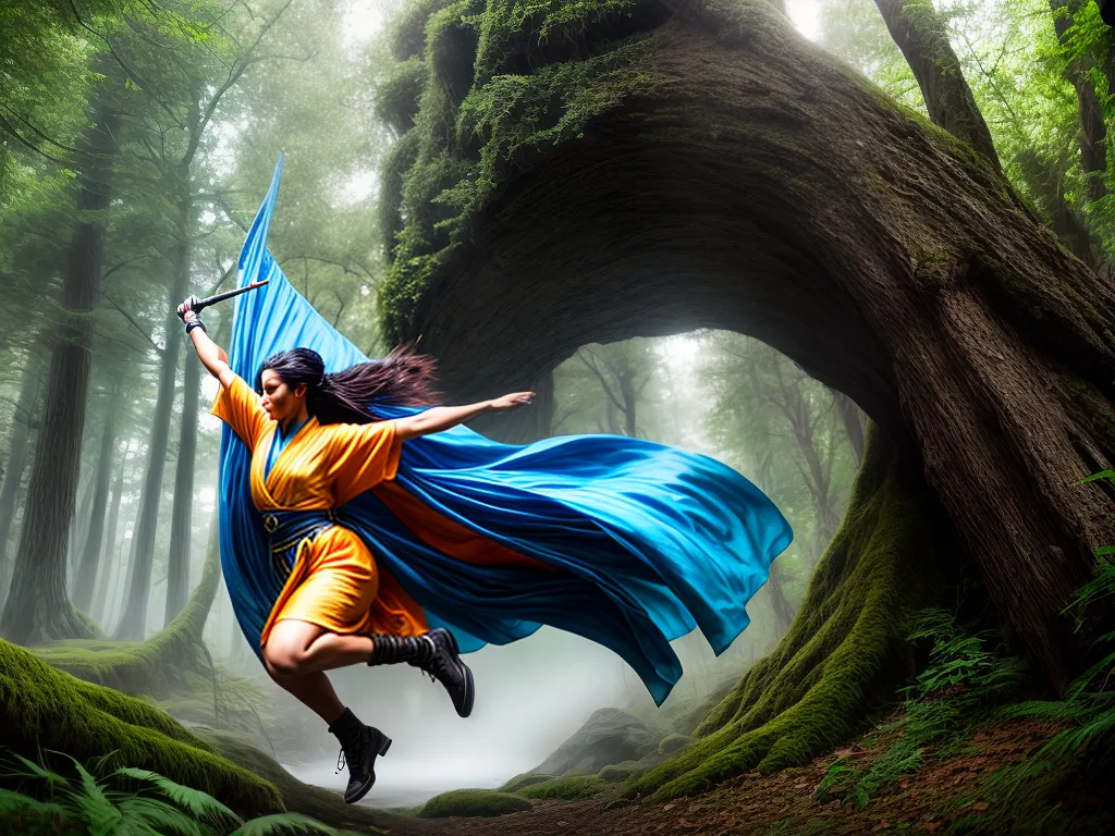 Sonhos Selvagens: Os Ninjas da Imaginação em Ação 6 Fotos ninja magico floresta aventura