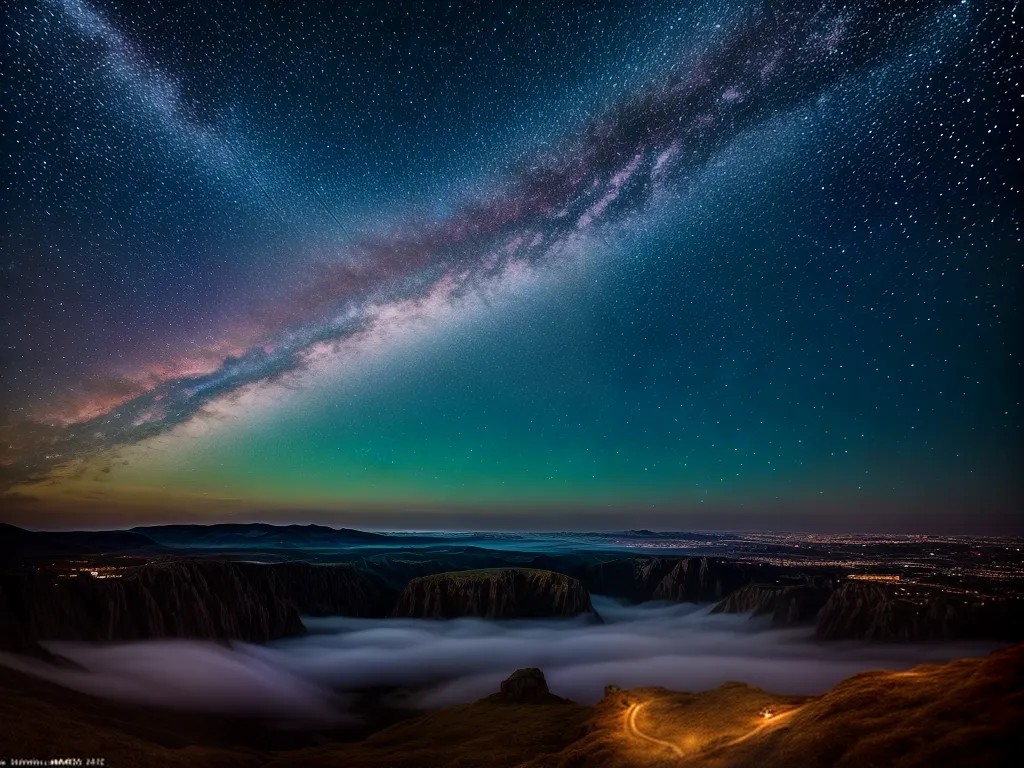 Sonhos Vibrantes: Desvendando as Emoções Noturnas 5 Fotos noite estrelada cores vibrantes