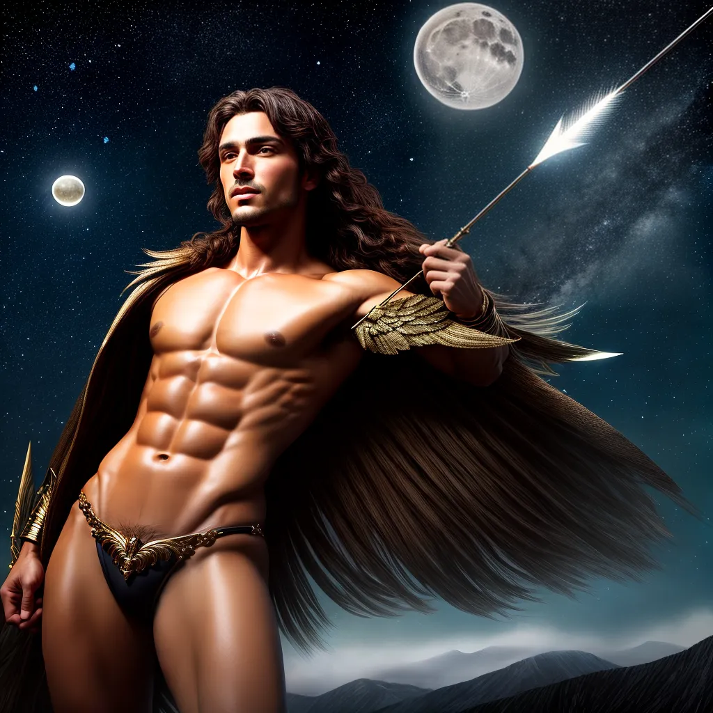 Significado de Sonhar com Cupido 4 Fotos noite estrelada cupido amor
