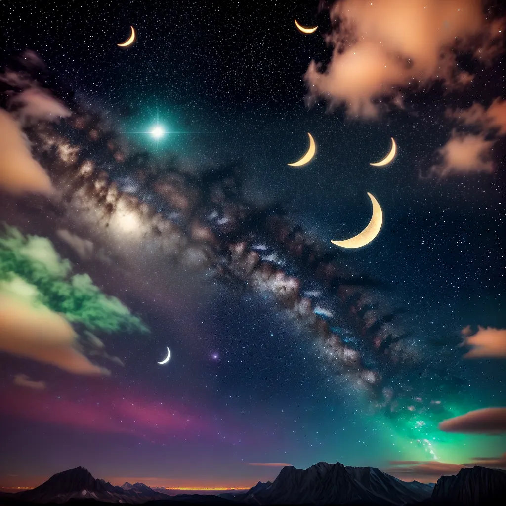 Desvendando os Sonhos: Significados e Segredos Revelados 4 Fotos noite estrelada lua sonhos simbolos