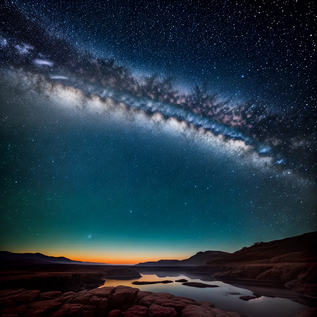 Fotos noite estrelada misterio sonho