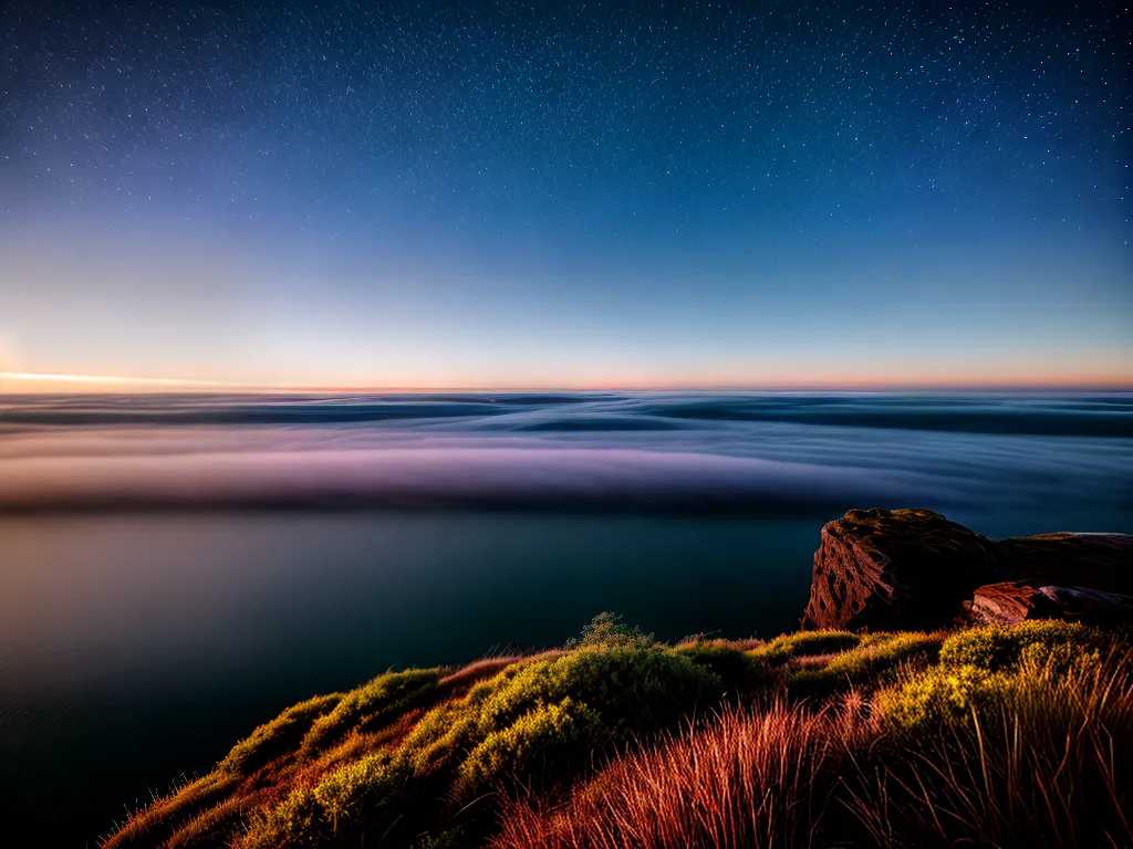 Desvende os Segredos dos Sonhos com Oceanos Misteriosos 3 Fotos noite estrelada oceano sonhos