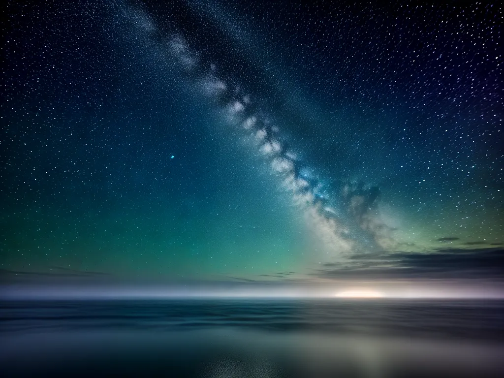 Desvende os Segredos dos Sonhos com Oceanos Misteriosos 5 Fotos noite estrelada reflexo oceano misterio