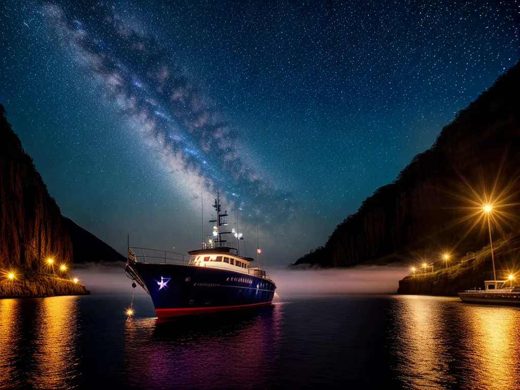 Desvende os Mistérios da Navegação dos Sonhos 4 Fotos noite estrelada silhueta pessoa barco