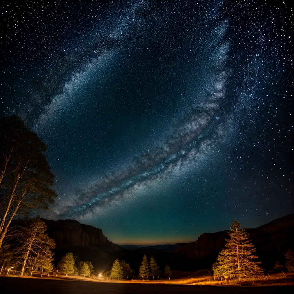 Fotos noite estrelada sonho misterio 1