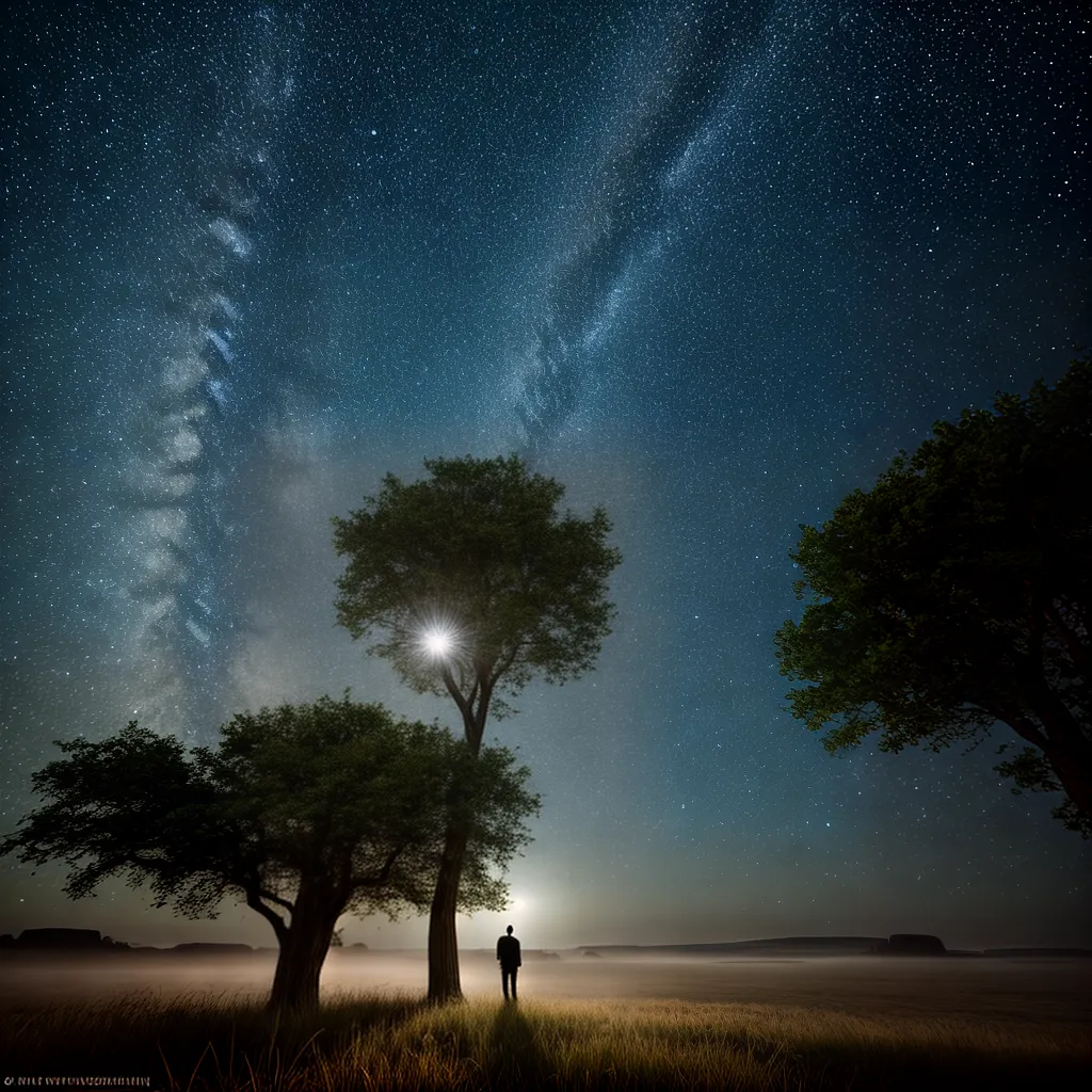 4. Ufologia: O Estudo de OVNIs no Mundo dos Sonhos 3 Fotos noite estrelada ufo campo misterio