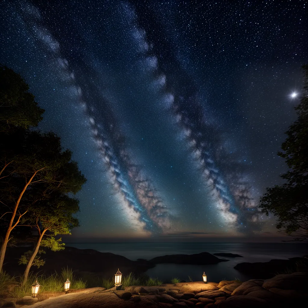 Santuário dos Sonhos: Descubra o Significado Oculto das Noites 5 Fotos noite estrelas lua caminho magico