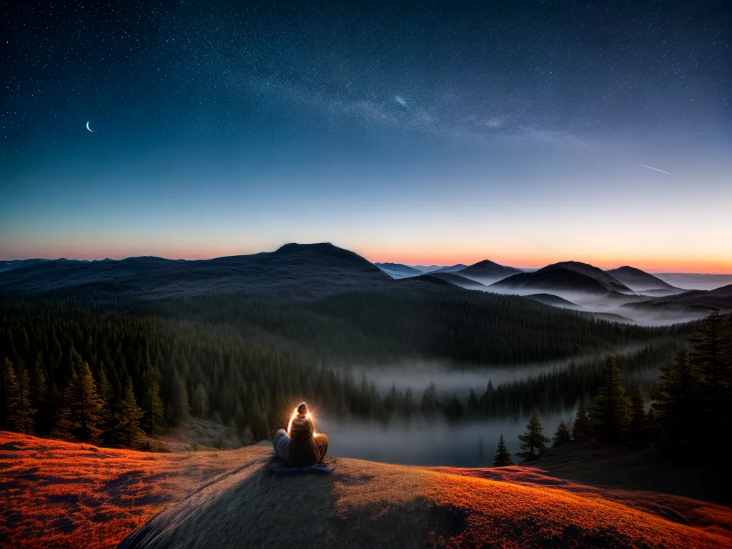 Guia Completo de Interpretação dos Sonhos 6 Fotos noite estrelas lua paisagem sonhos