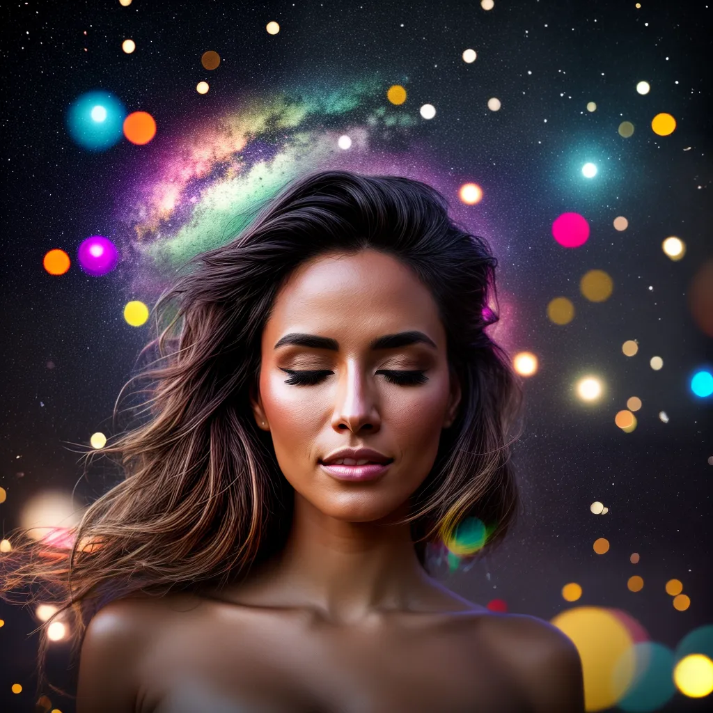 Fotos noite estrelas sonhos coloridos