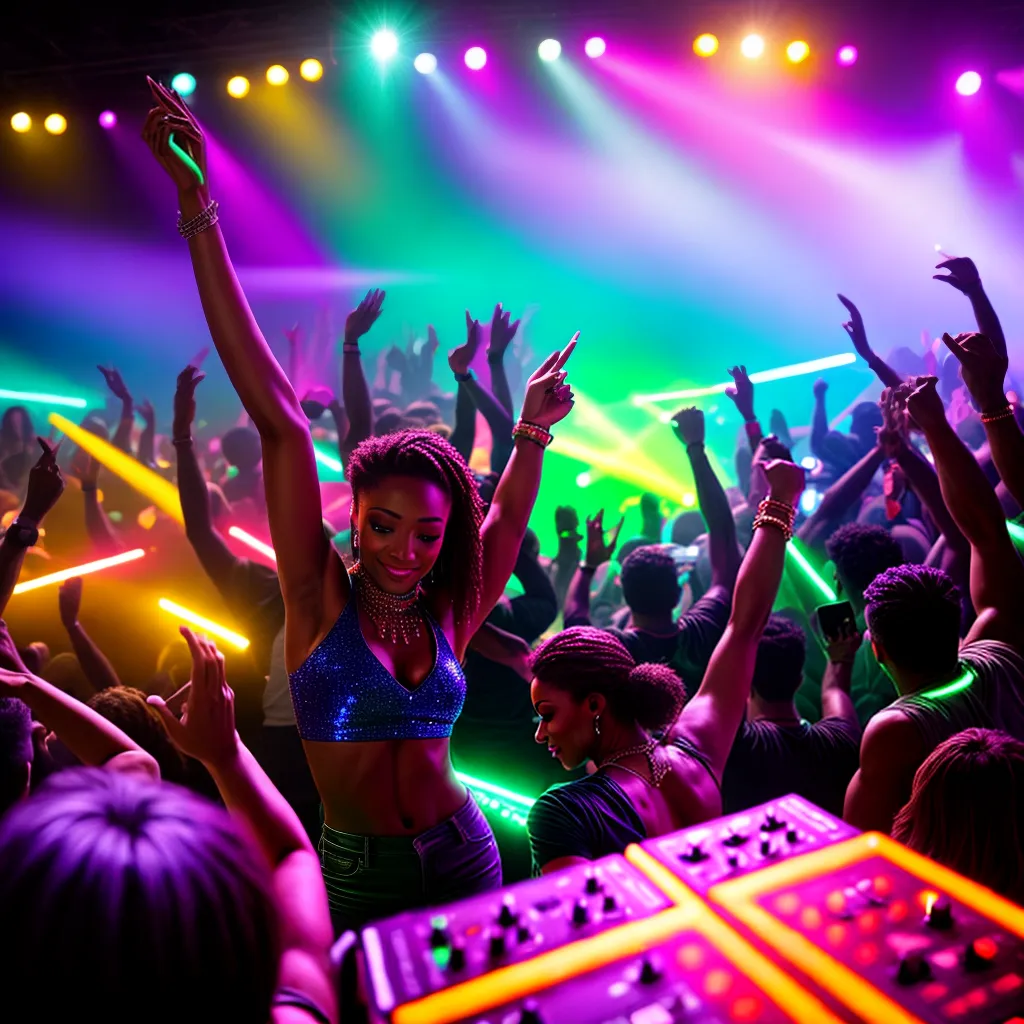 Badaladas e Bordões: O Significado de Sonhar com Balada 5 Fotos noite vibrante danca energia dj