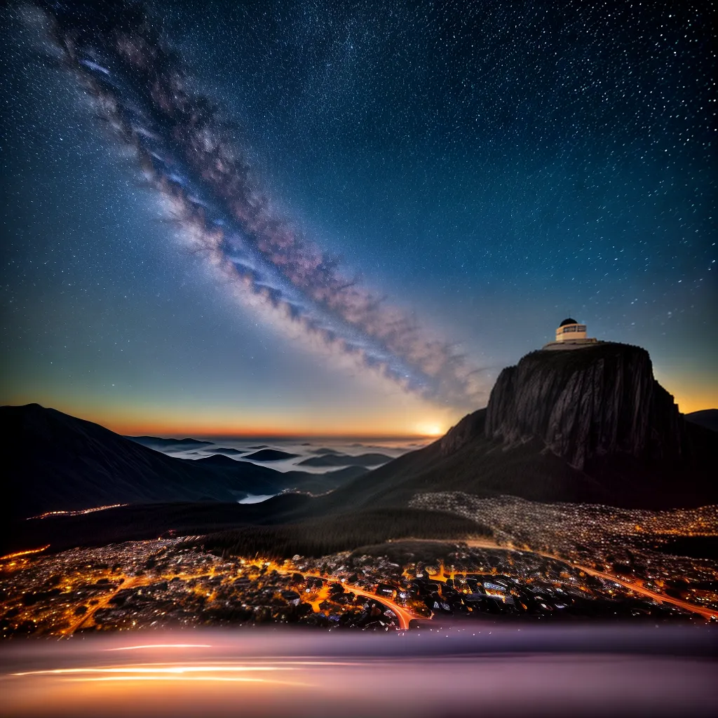 Observatório e Telescópio 2 Fotos observatorio estrelas montanha