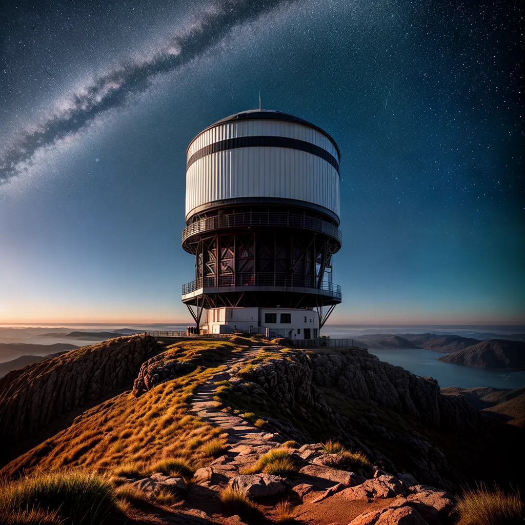 Observatório e Telescópio 6 Fotos observatorio montanha ceu estrelas