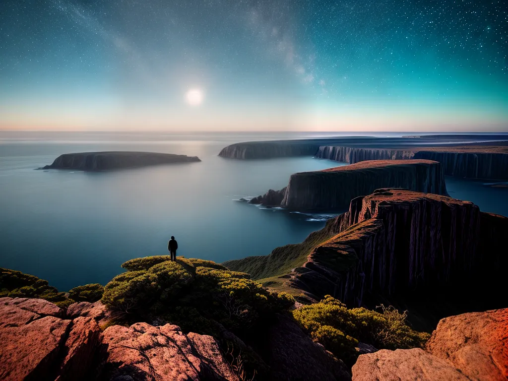 A Jornada do Subconsciente: Decifrando os Enigmas dos Sonhos 6 Fotos oceano estrelas lua misterio