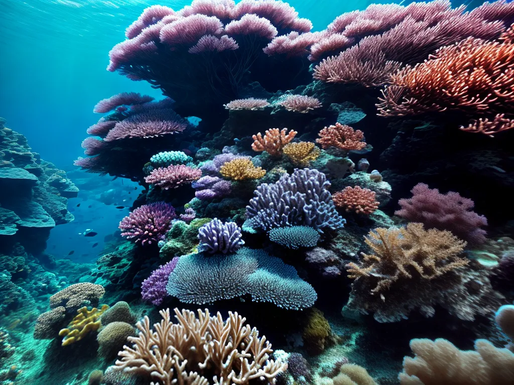 Fotos oceano recifes coral polvo misterio