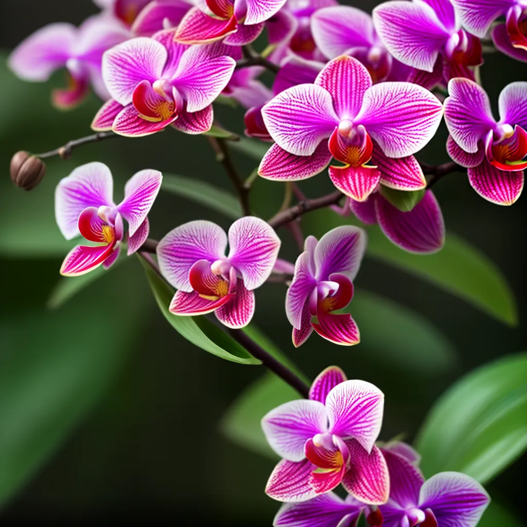 Fotos orquideas flores vibrantes beleza