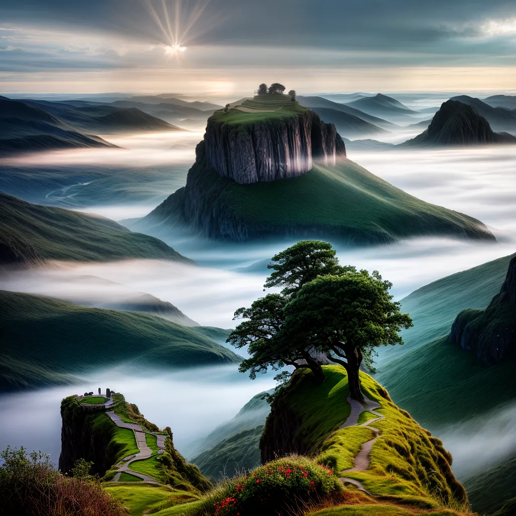 Qual o Significado dos Sonhos com Nuvens Misteriosas? 2 Fotos paisagem ceu misterioso nuvens miticas