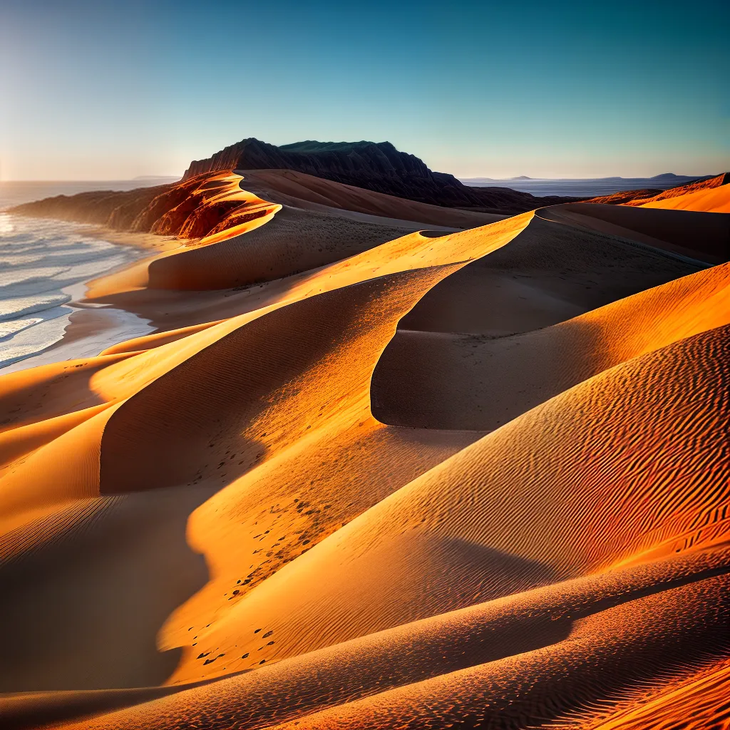 Sonhar com Dunas Costeiras: Um Sinal de Mudanças à Vista 2 Fotos paisagem costeira por do sol dunas