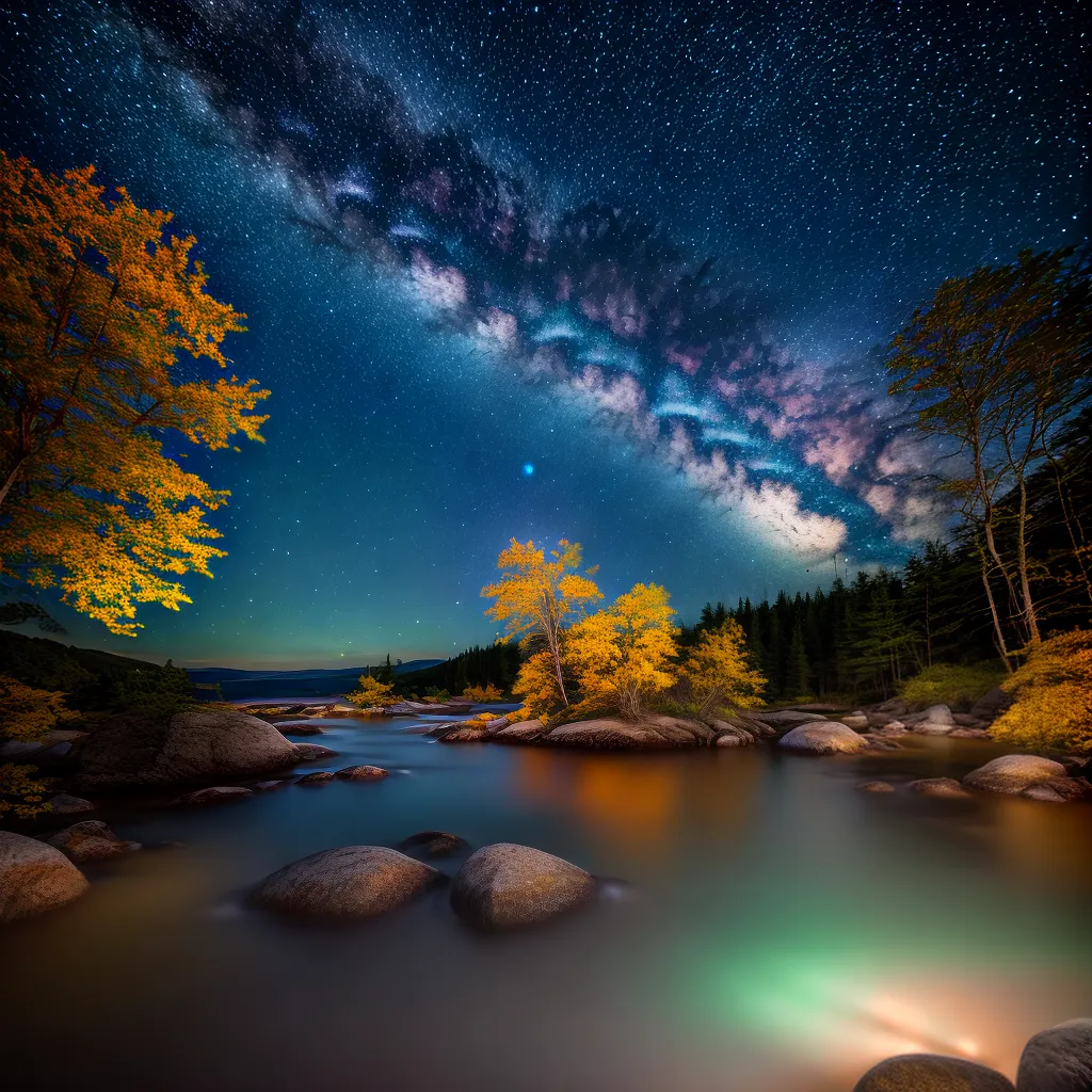 Fotos paisagem onirica estrelas sonhos