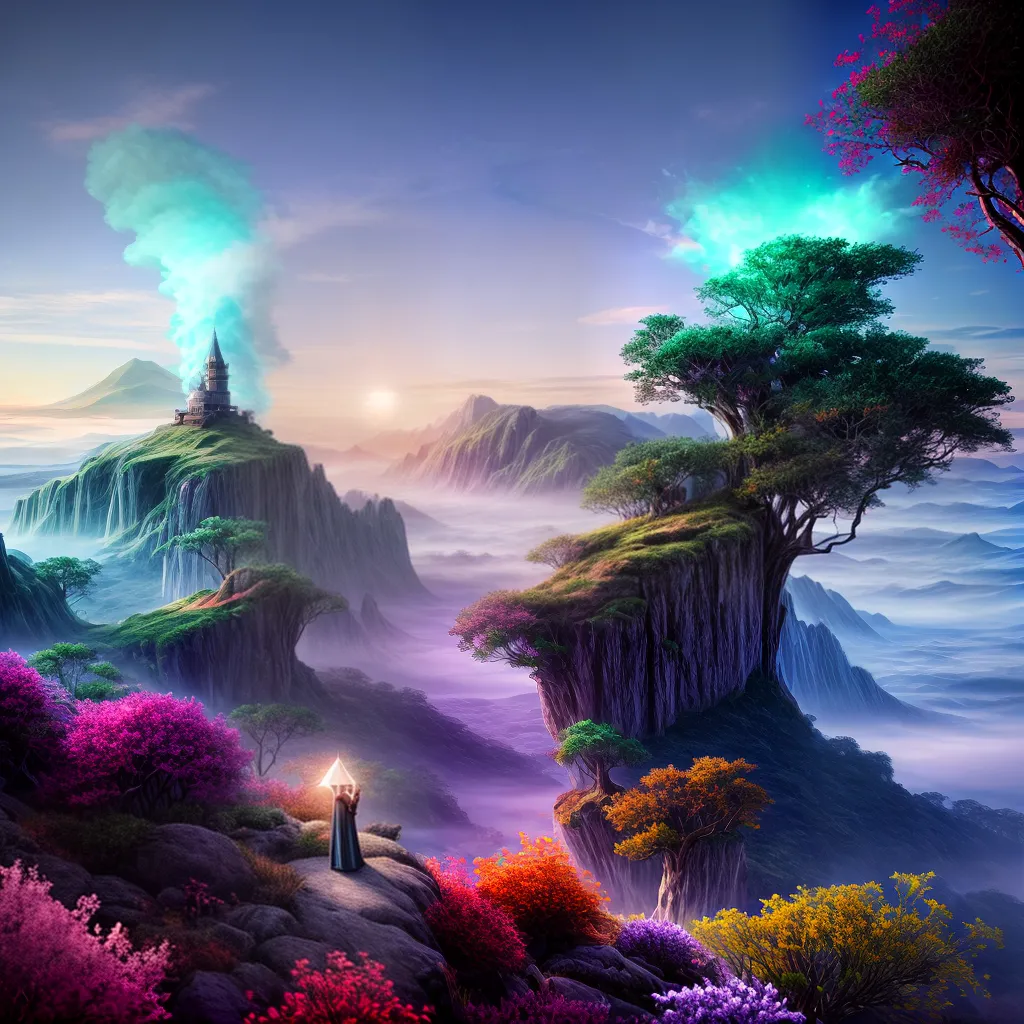 Fotos paisagem onirica sonho criaturas