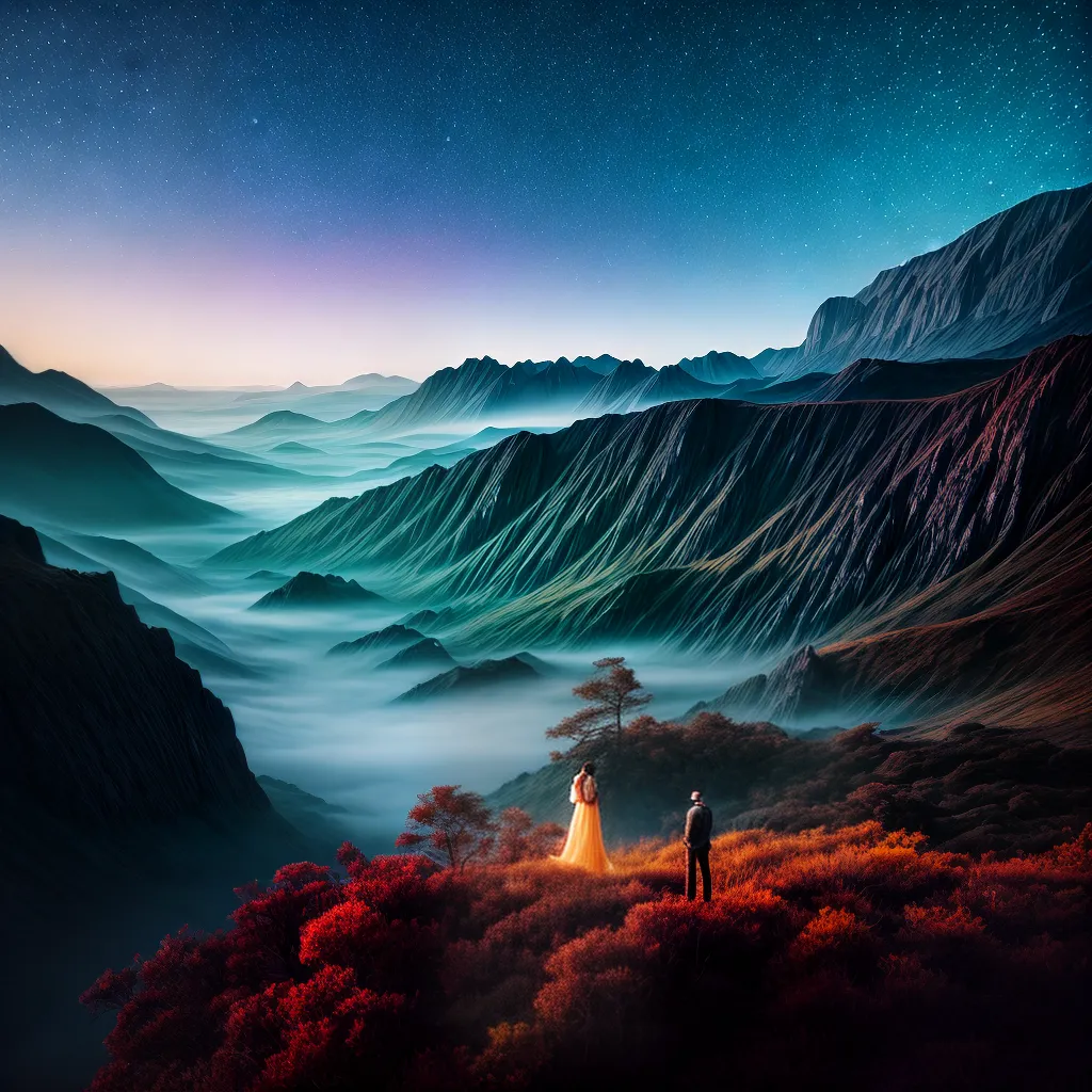 Fotos paisagem onirica sono estrelas 1