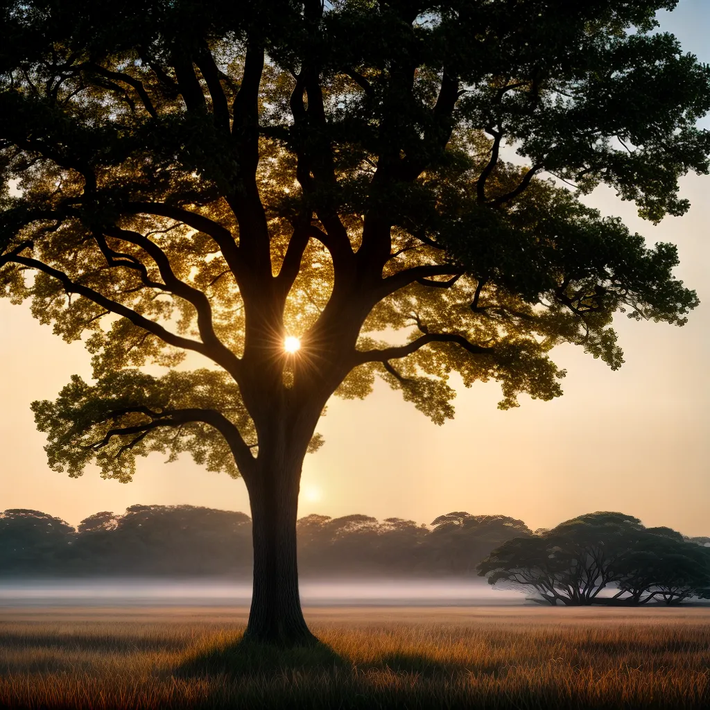 Fotos paisagem por do sol carvalho serenidade