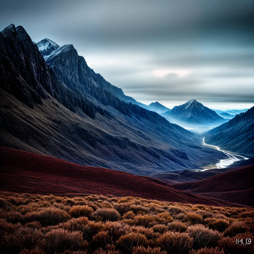 Significado de Sonhar com Paisagens Perversas: Descubra o Enigma 4 Fotos paisagem sombria montanhas nevoa arvores