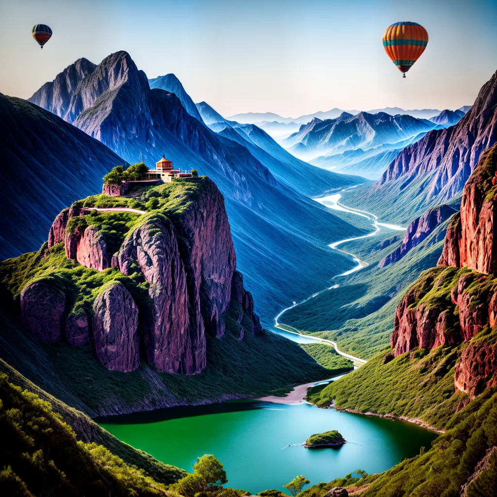 Sonhar com Viagens: Desvendando as Aventuras Oníricas 5 Fotos paisagem sonhadora estrada montanhas baloes