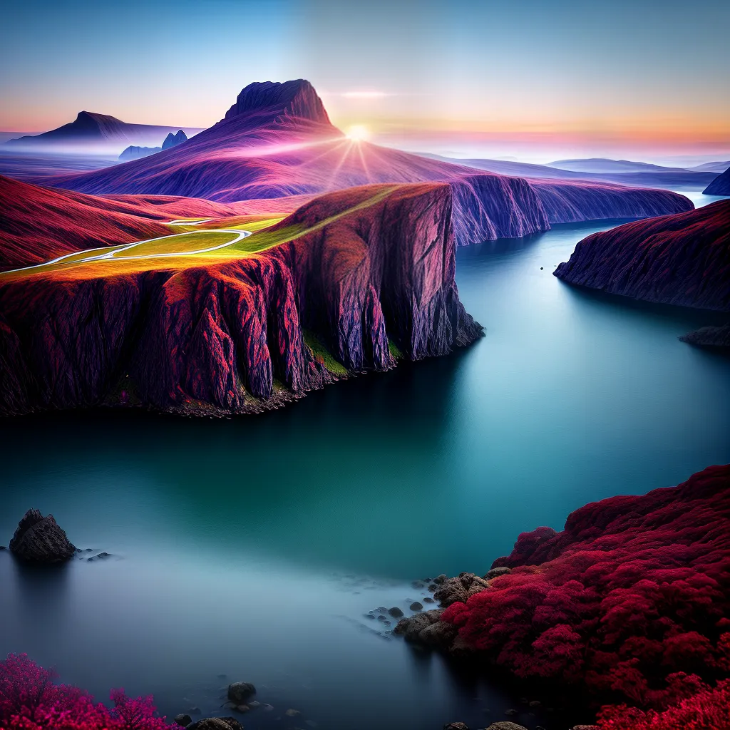 Desvendando Significados: O Enigma das Paisagens nos Sonhos 5 Fotos paisagem sonho misteriosa cores etereas
