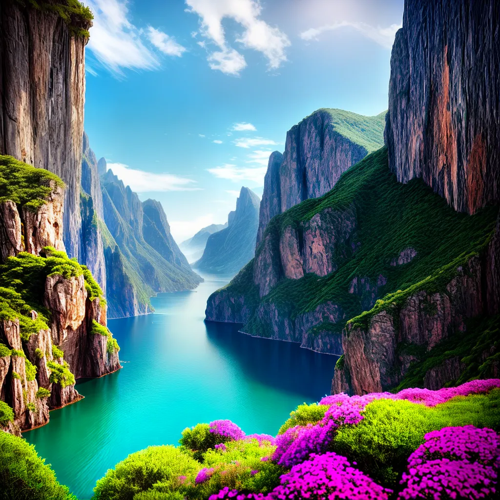 Fotos paisagem sonho montanhas ilhas castelo