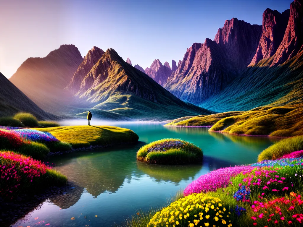 Significado de Sonhar com Fantasia: Explore o Mundo dos Sonhos 2 Fotos paisagem surreal cores flutuantes encantamento