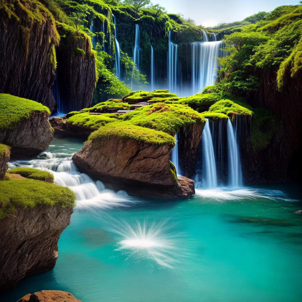 significado dos sonhos com lugares desconhecidos. 6 Fotos paisagem surreal ilhas flutuantes cascata