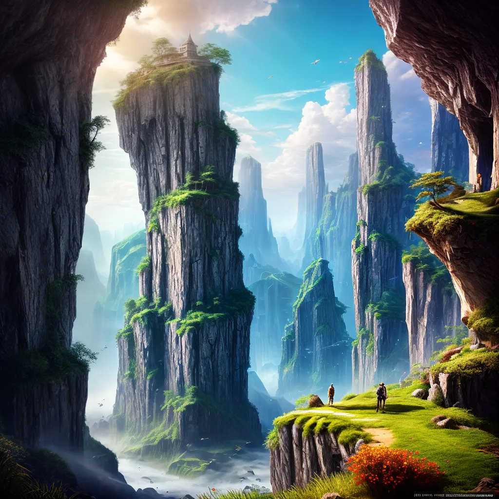 Significado dos Sonhos: Explorando Ideais e Utopias 5 Fotos paisagem surreal ilhas flutuantes criaturas coloridas 1