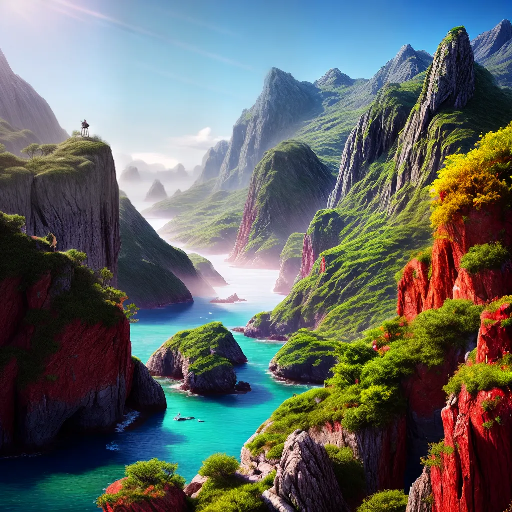 Significado dos Sonhos: Explorando Ideais e Utopias 6 Fotos paisagem surreal ilhas flutuantes criaturas coloridas