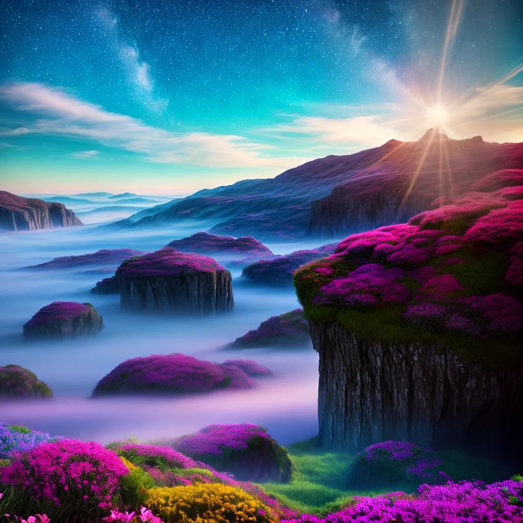 Desconexão Onírica: O Encantamento por Trás dos Sonhos 4 Fotos paisagem surreal ilhas flutuantes sonhos