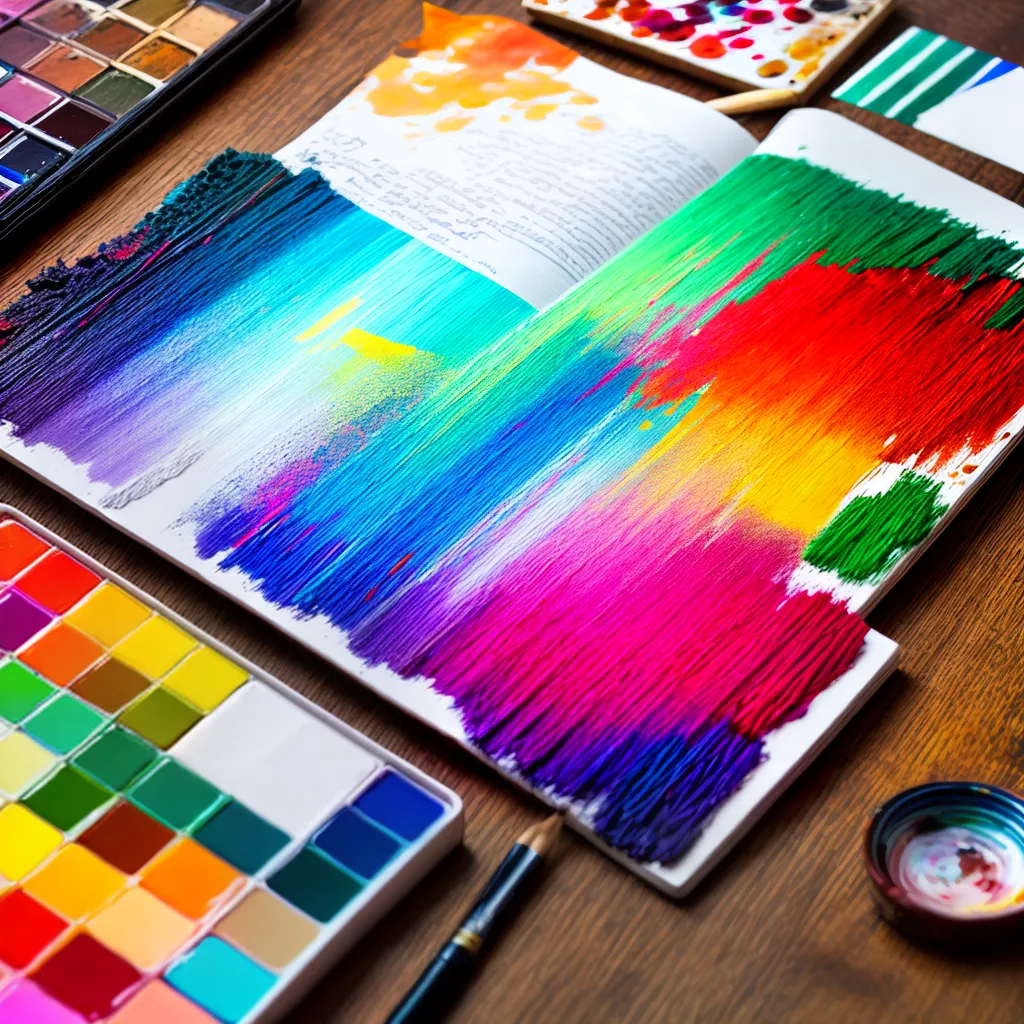 Significado dos Sonhos sobre Arte e Artesanato: Registrando a Inspiração 5 Fotos paleta cores artesanato inspiracao