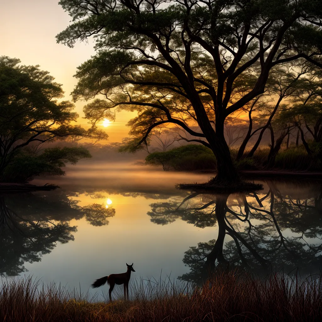 Vidas Pantaneiras: Descobrindo o Sobrenatural e o Significado dos Sonhos 4 Fotos pantanal por do sol mistico