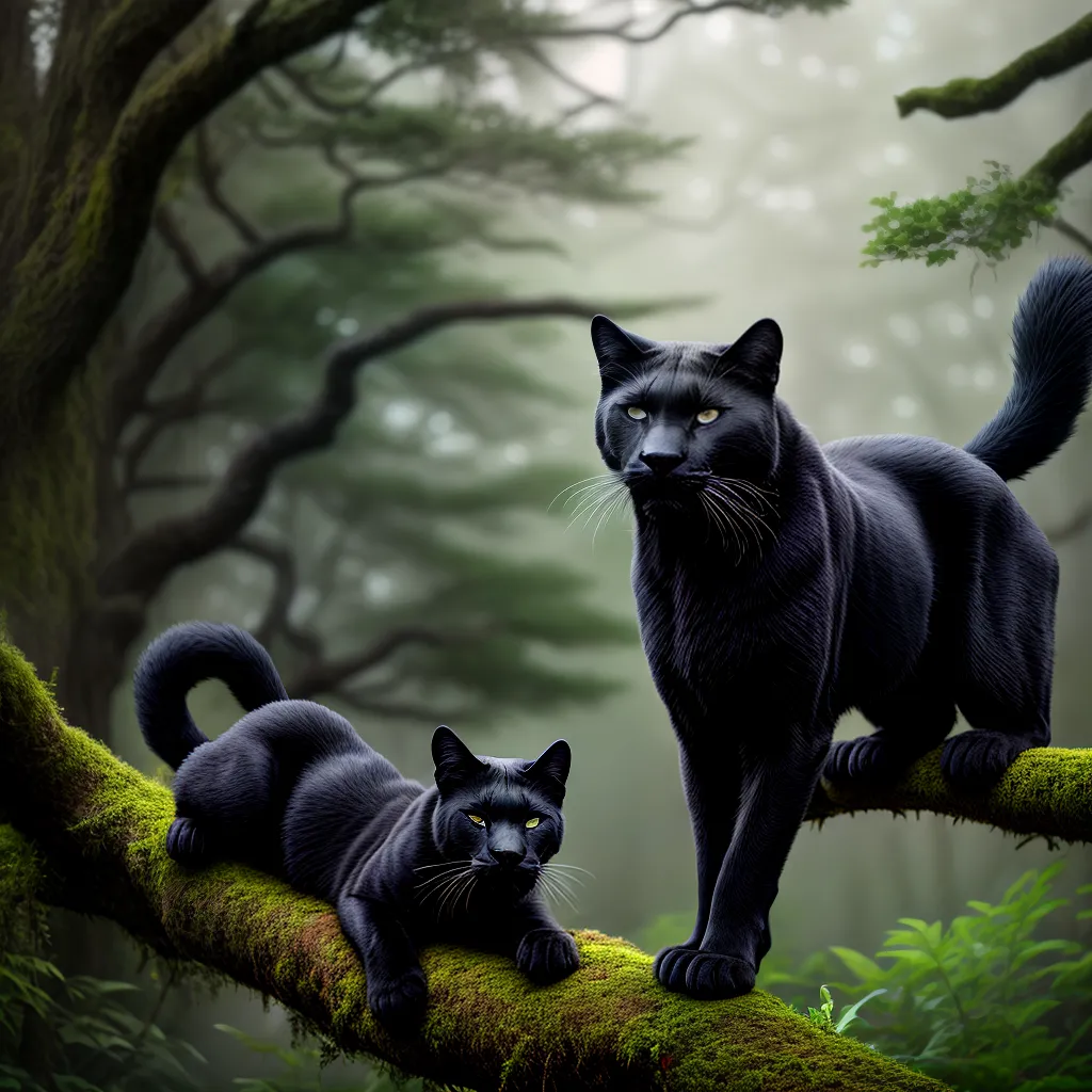 Som Felino: Descobrindo os Significados dos Sonhos 6 Fotos pantera onirica misterio nevoa
