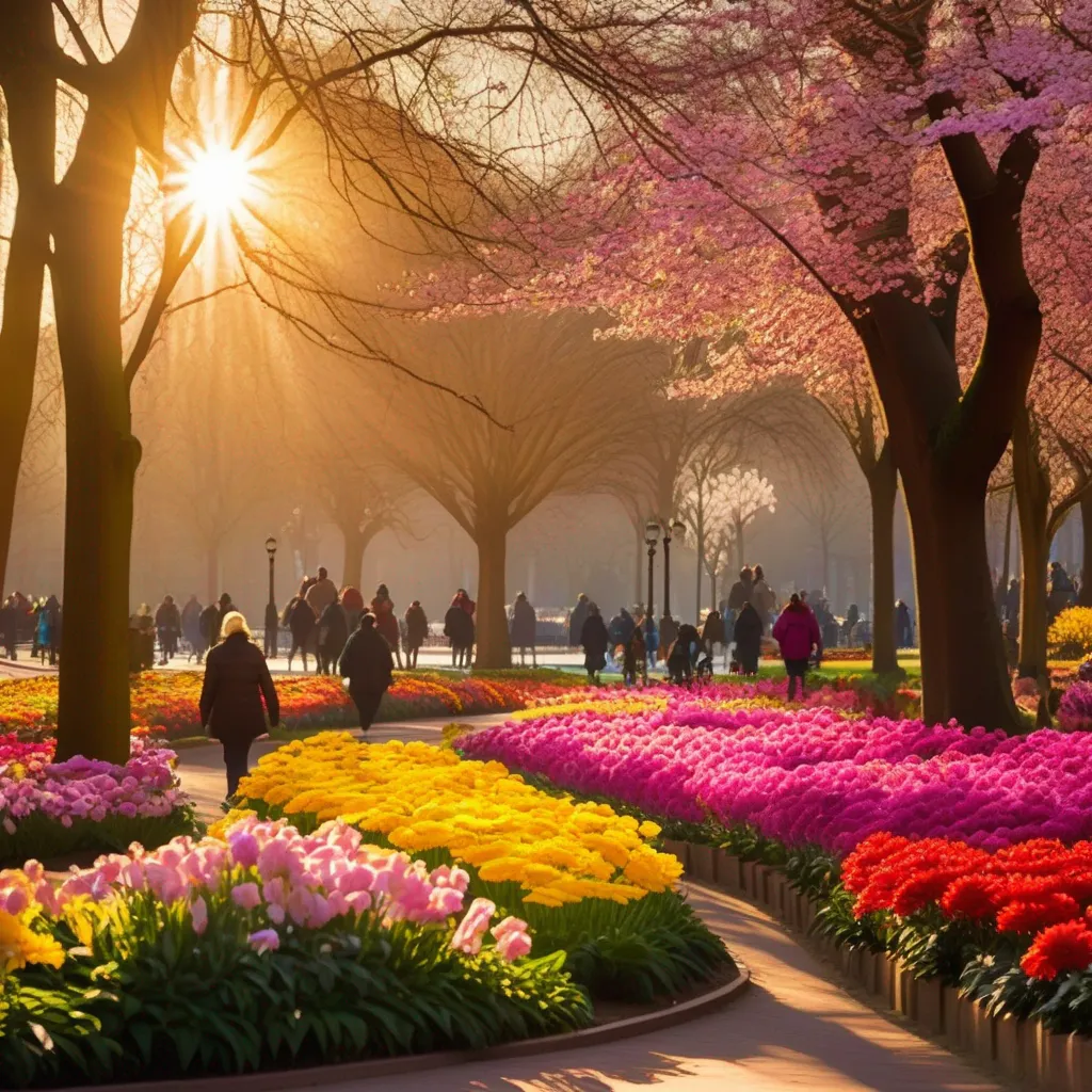 Desvende o Significado de Sonhar com Janeiro: Parques e Flores 4 Fotos parque flores janeiro cores sereno