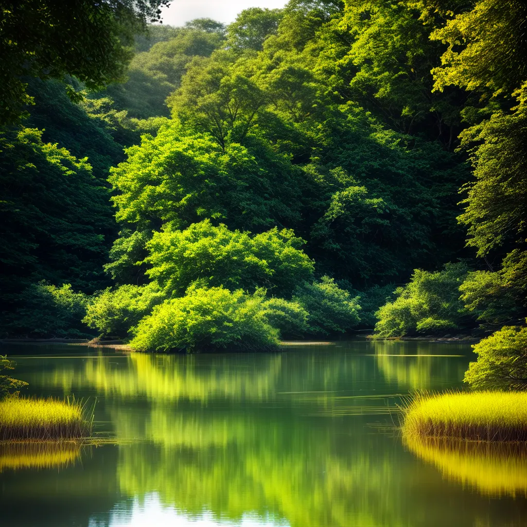 Qual o Significado de Sonhar com Tumulto e Confusão? 5 Fotos paz harmonia lago verde