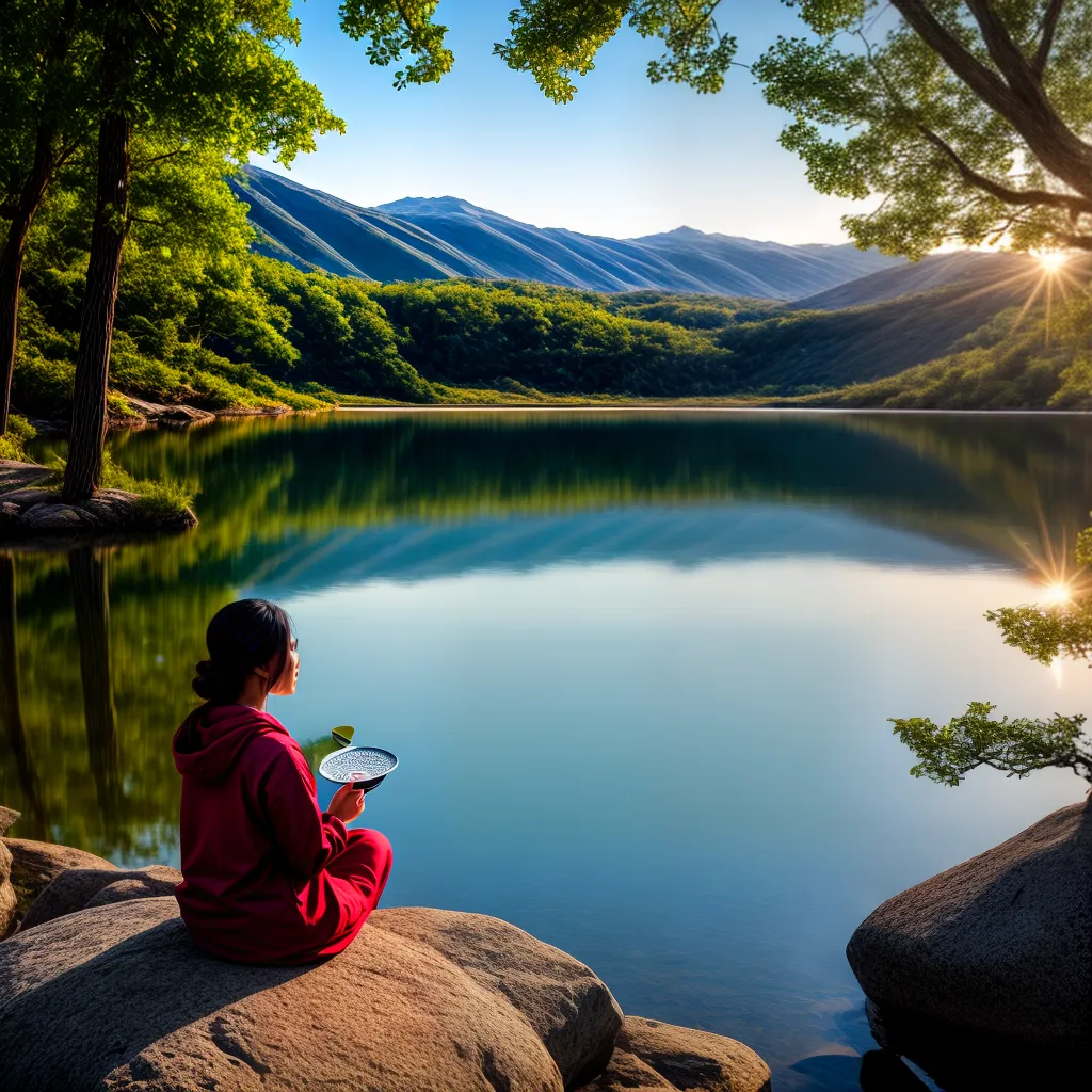 Sonhar com serenidade: Descubra a paz oculta em seus sonhos 4 Fotos paz lago por do sol meditacao